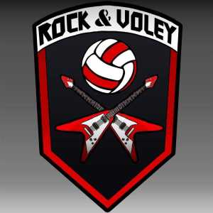 Escudo del club de voley ROCK & VOLEY