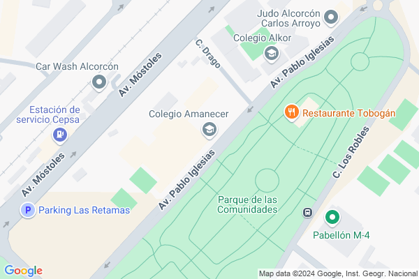 mapa pabellón