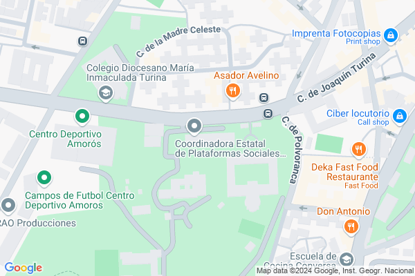 mapa pabellón