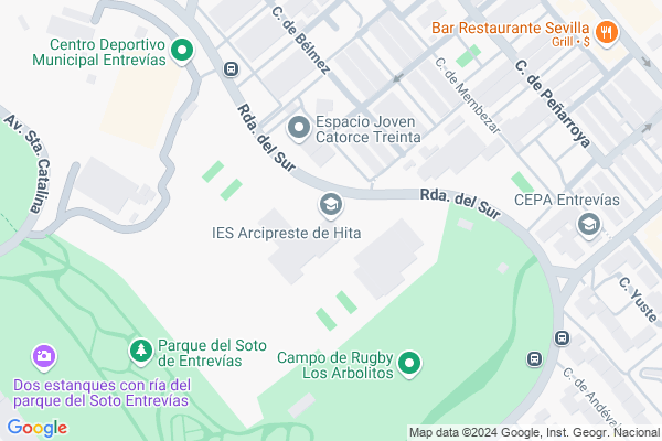 mapa pabellón