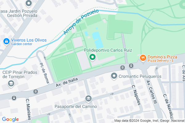 mapa pabellón