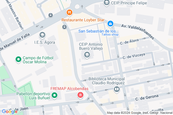 mapa pabellón