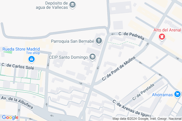 mapa pabellón