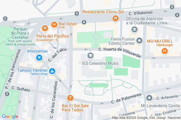mapa pabellón