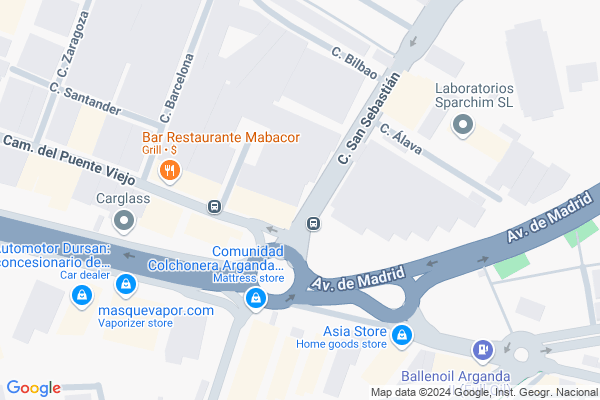 mapa pabellón