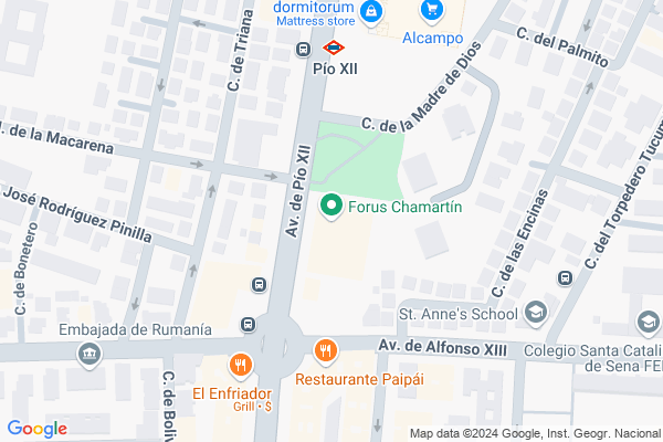 mapa pabellón