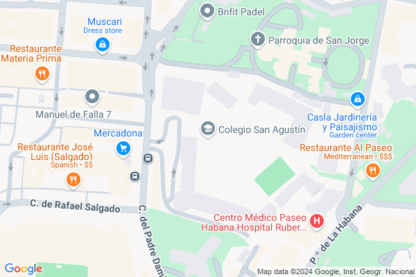 mapa pabellón
