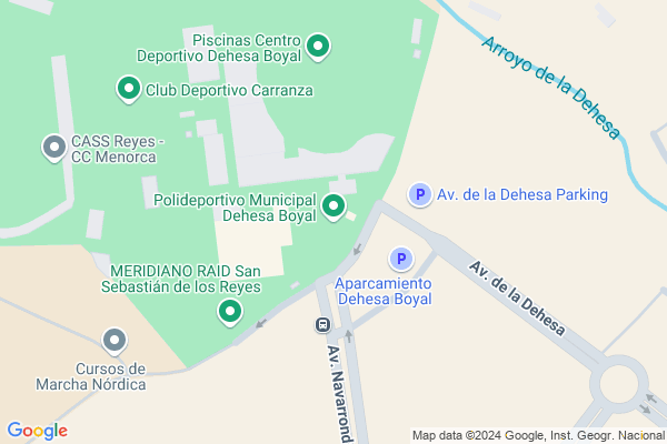 mapa pabellón