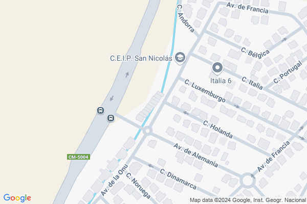 mapa pabellón