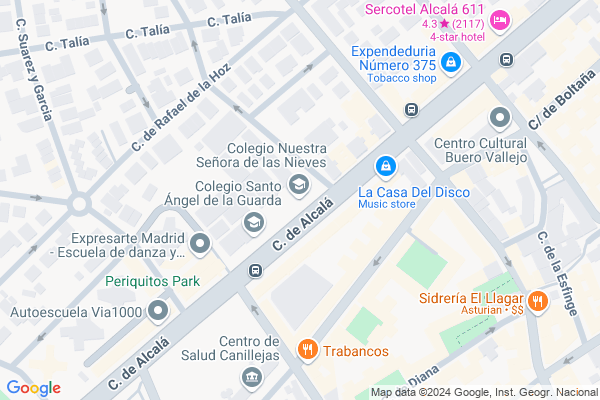 mapa pabellón