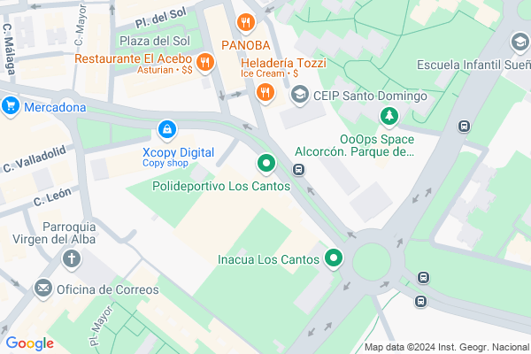 mapa pabellón