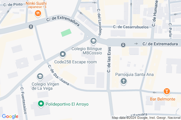 mapa pabellón