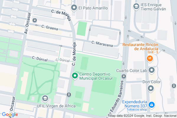 mapa pabellón