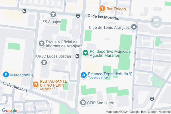 mapa pabellón