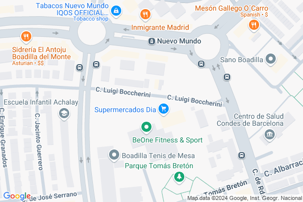 mapa pabellón