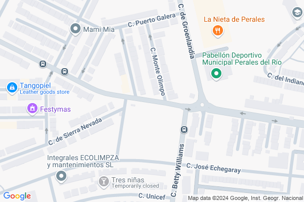 mapa pabellón