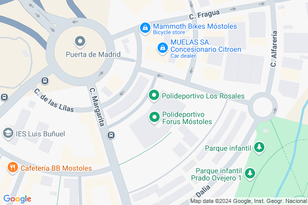 mapa pabellón