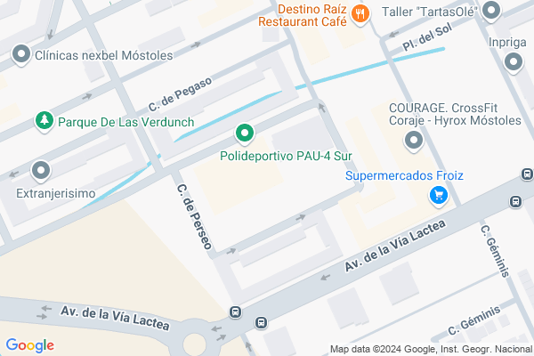 mapa pabellón