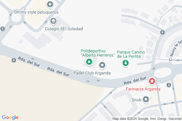 mapa pabellón