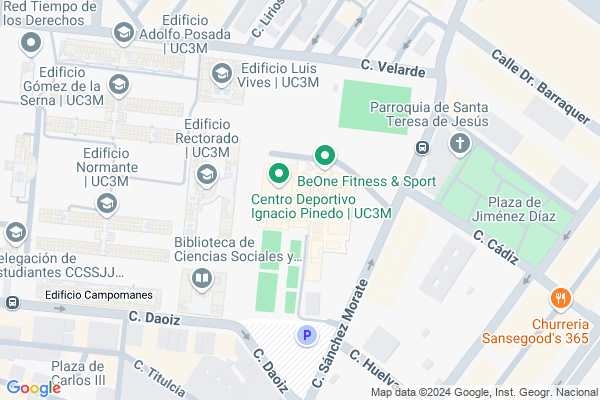 mapa pabellón