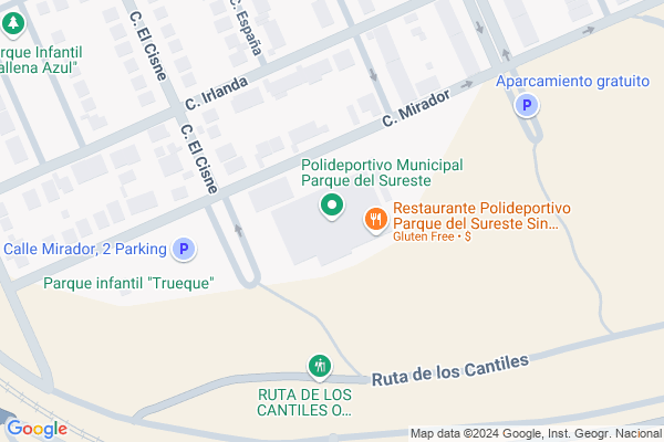 mapa pabellón