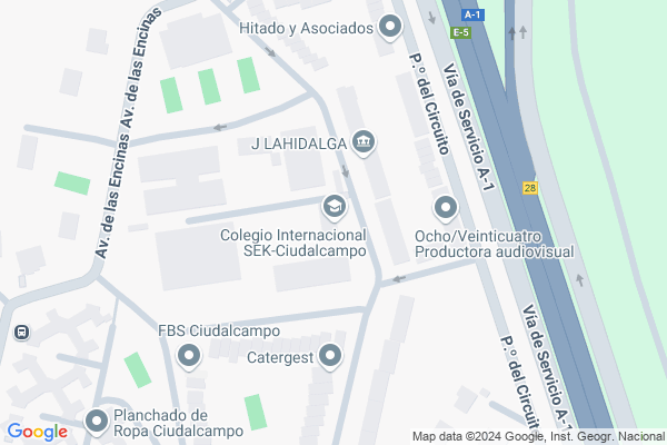 mapa pabellón