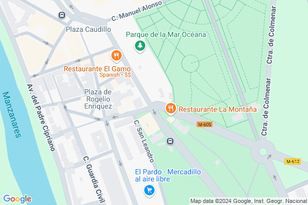 mapa pabellón