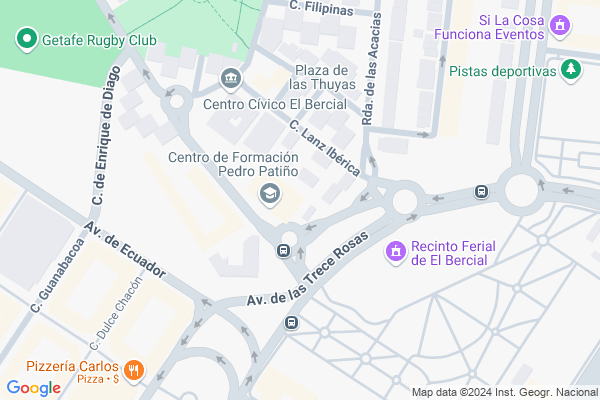 mapa pabellón