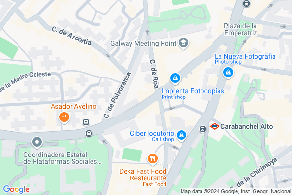 mapa pabellón