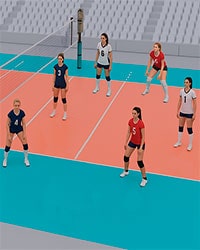 Las posiciones de voleibol explicadas fácilmente