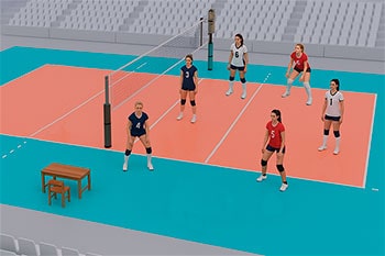 Las posiciones de voleibol explicadas fácilmente